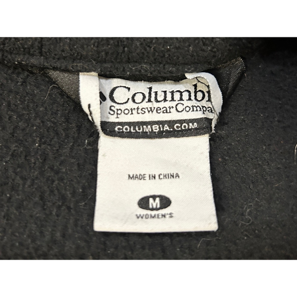 Columbia Black Fleece Full Zip Jacket M - Picture 2 of 4